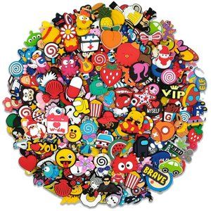 Random Shoe Charms Kids Adults 30pc croc & wristband charms